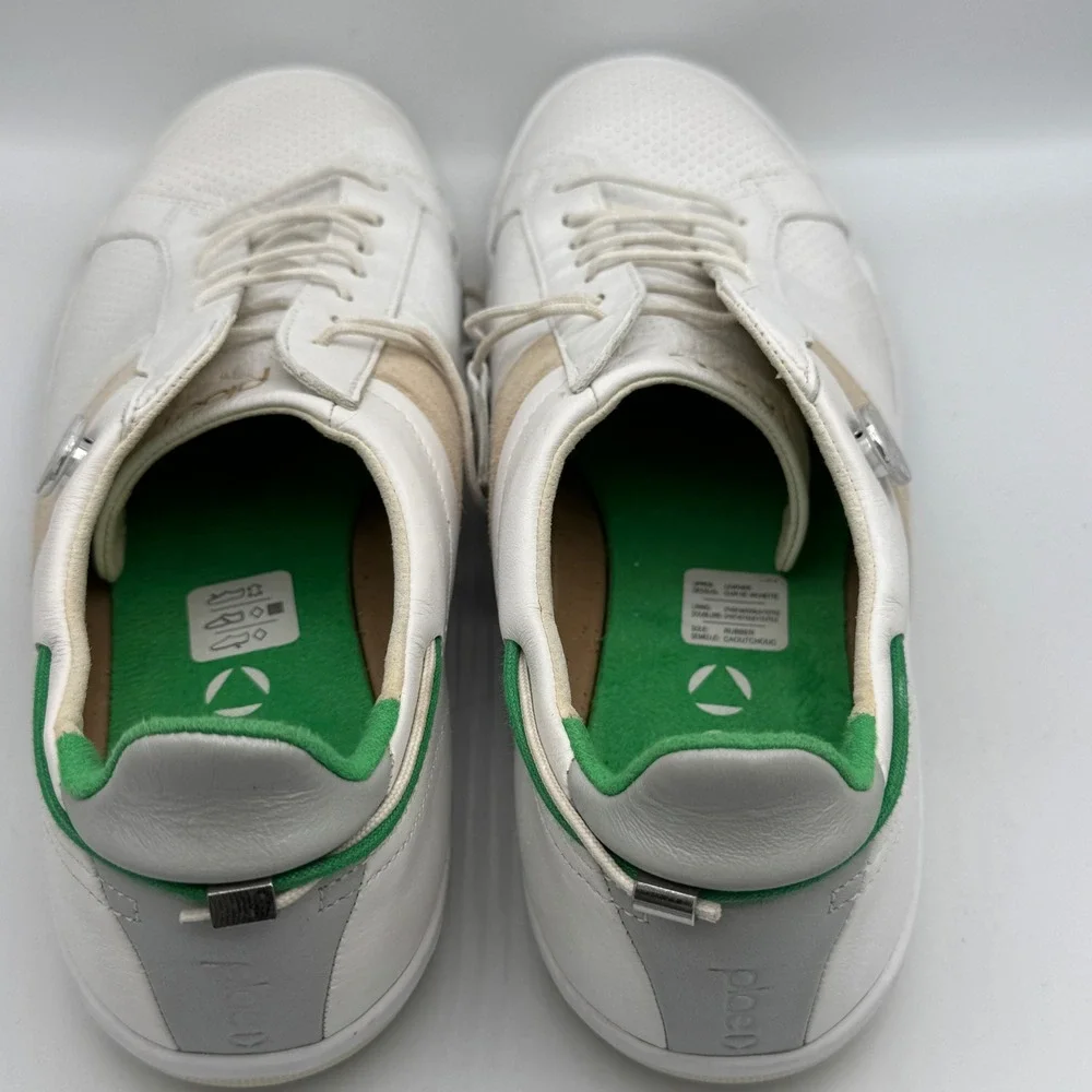 Plae Mulberry First Edition White Leather 552010-100 White‎ Mens 9.5   Casual